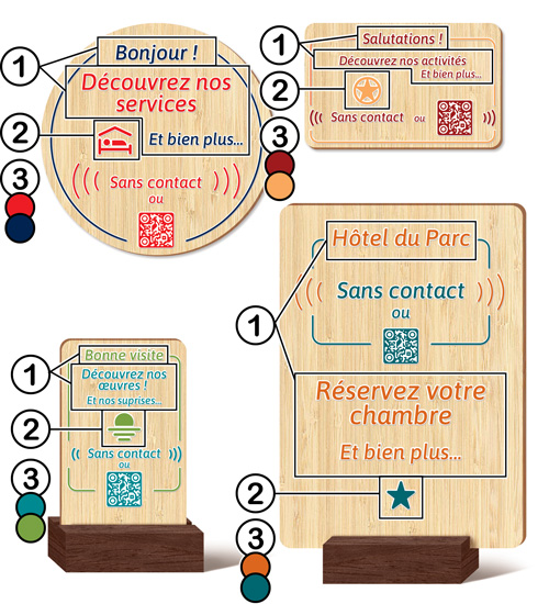 Personnalisation simple de supports Viinbi